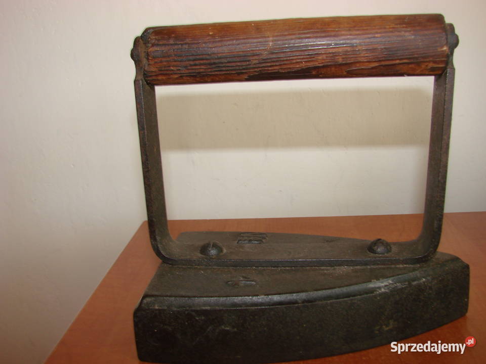 stare stalowe żelazko sygnowane Pruszcz Gdański sprzedam