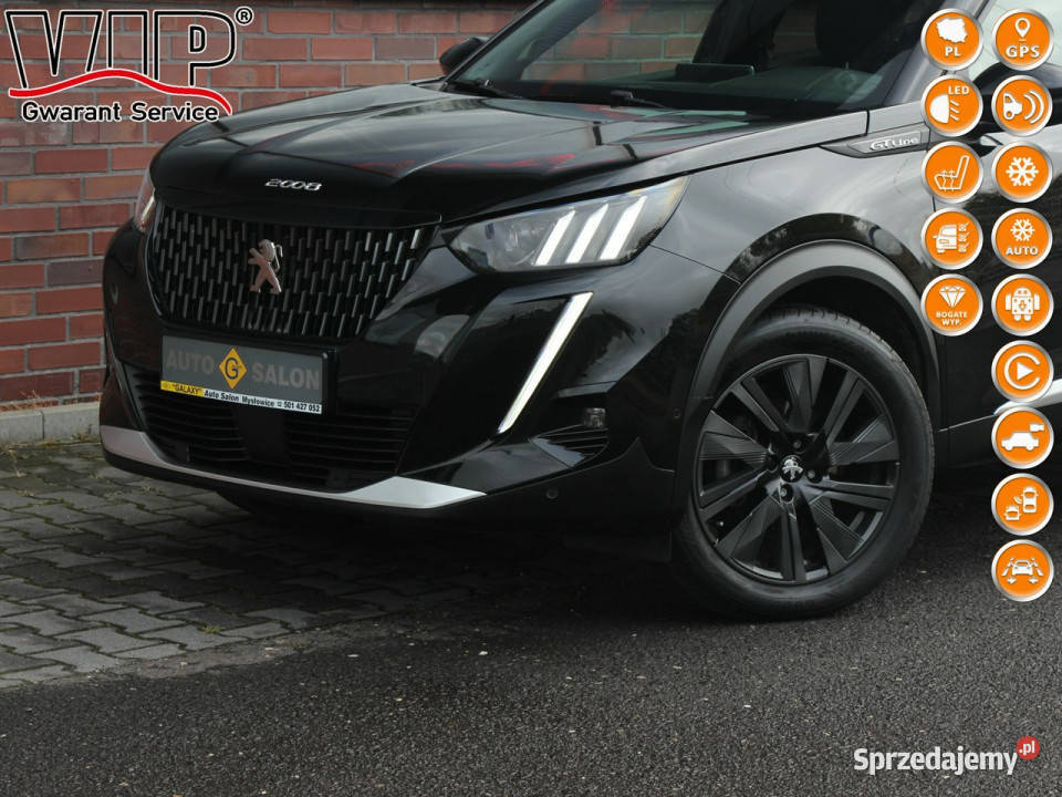 Peugeot 2008 GT kurtyny powietrzne