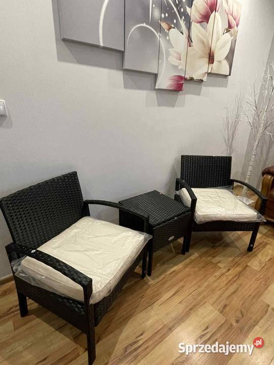 Nowe krzesła ratanowe stolik małopolskie