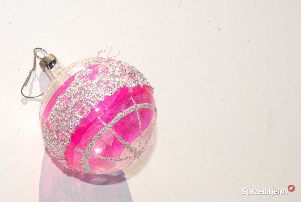 Stara ozdoba choinkowa bombka bańka ręcznie śląskie Cieszyn
