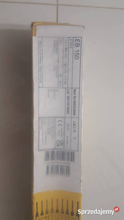 Elektrody spawalnicze esab EB150 Jaworzno