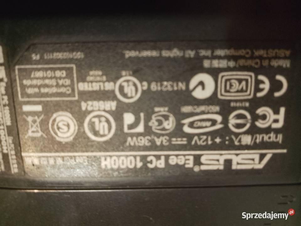 Sprzedam Asus EEE PC 1000H Gdańsk