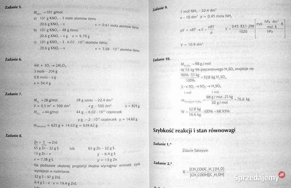 Chemia Matura 2010 B Kupis A Lewandowska W Rok wydania 2010 Chełm sprzedam