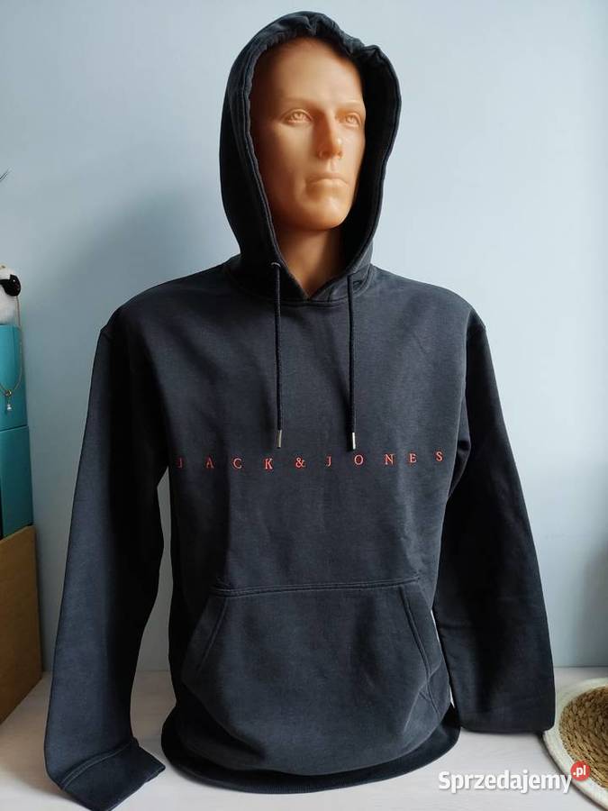 Bluza z kapturem Jack Jones czarna sprzedam