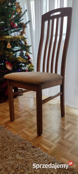 Komplet 4 krzeseł drewnianych Warszawa