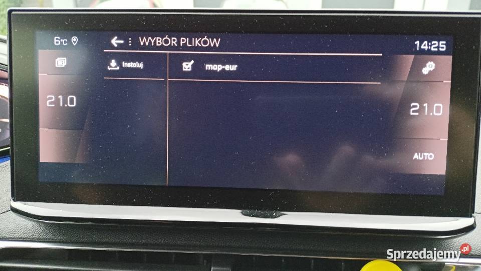 Aktualizacja oprogramowania do nawigacji Peugeot Aleksandrów Łódzki