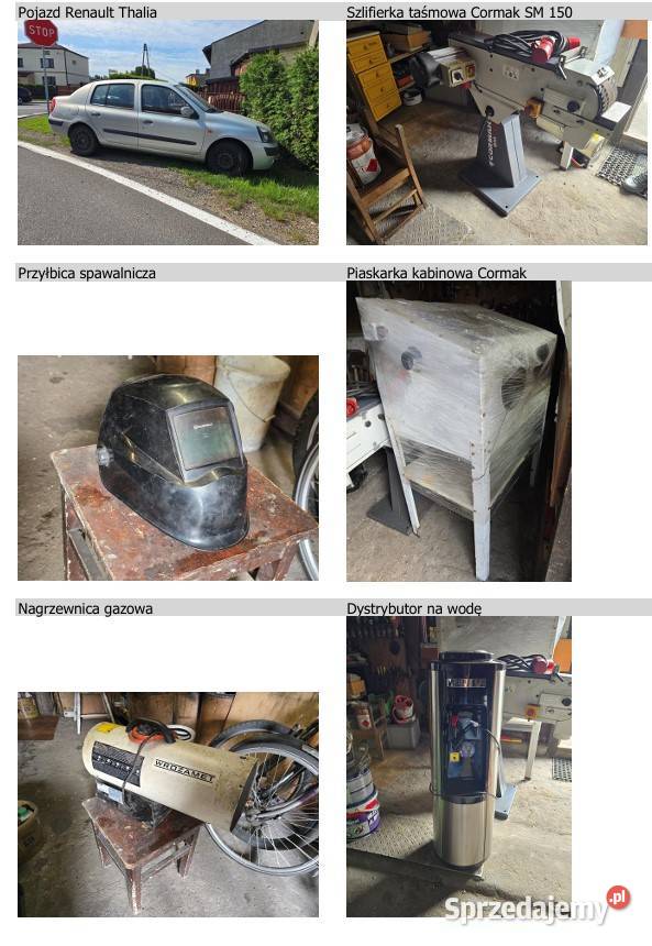 Sprzedaż ruchomości śląskie Gaszowice sprzedam