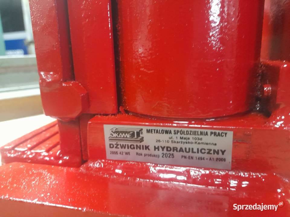 Podnośnik hydrauliczny z boczną stopą Łazy