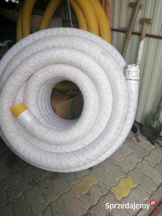 Rura drenarska PVC 100 mm z dziurami wloknina Radom