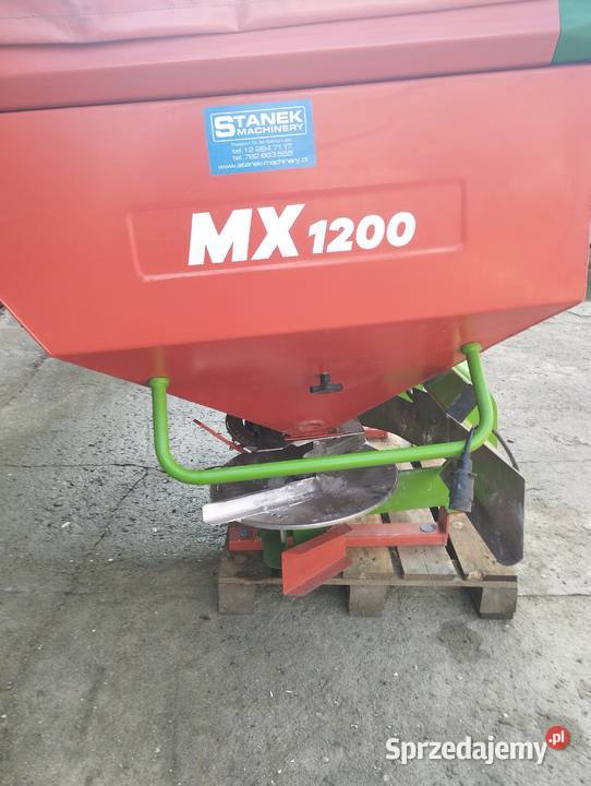 Rozsiewacz do nawozów dwutarczowy Unia MX 1200 Rozsiewacze nawozów Proszowice sprzedam