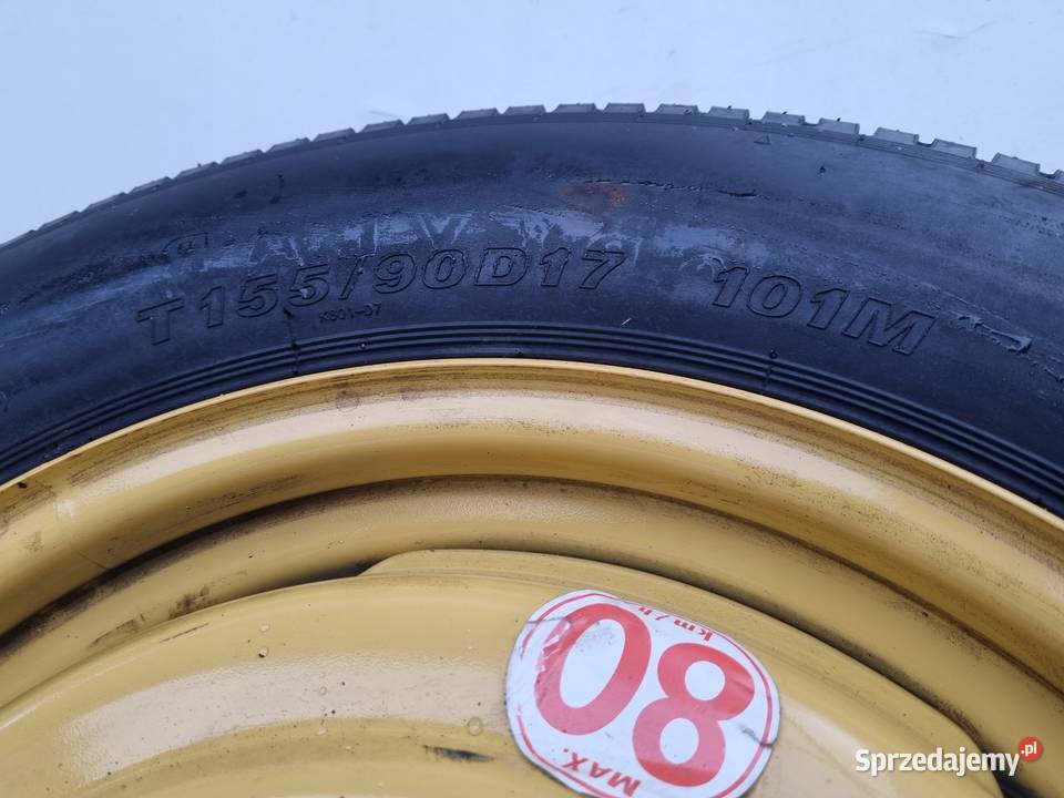 KOŁO ZAPASOWE DOJAZDOWE 15590 R17 Honda CRV CRV Rudka