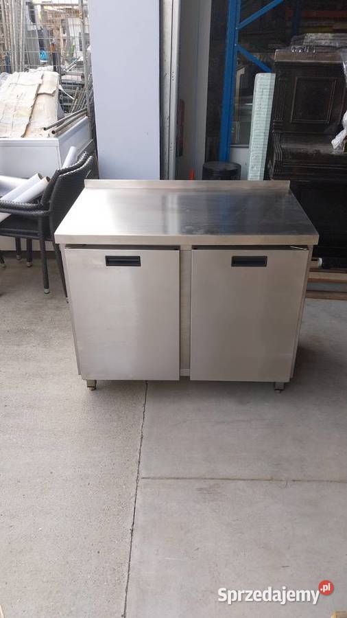 Stół roboczy ze stali nierdzewnej z szafką mazowieckie Kazuń Polski