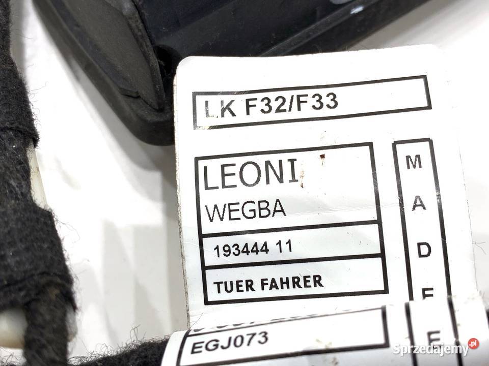 WIĄZKA DRZWI PRZÓD LEWY BMW F32 9337193 20 184 podkarpackie