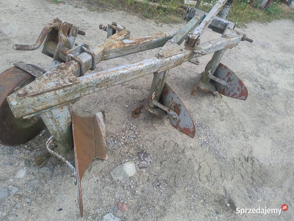 Pług 3 skibowy kółko gumowe