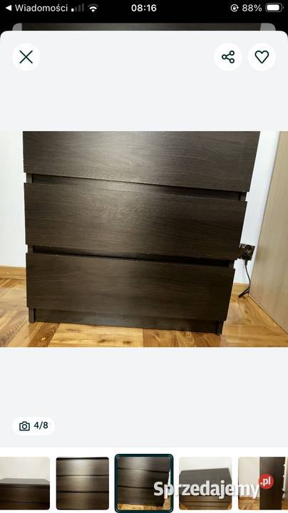 komoda ikea kullen 5 szuflad 40cm Komody Kolbuszowa