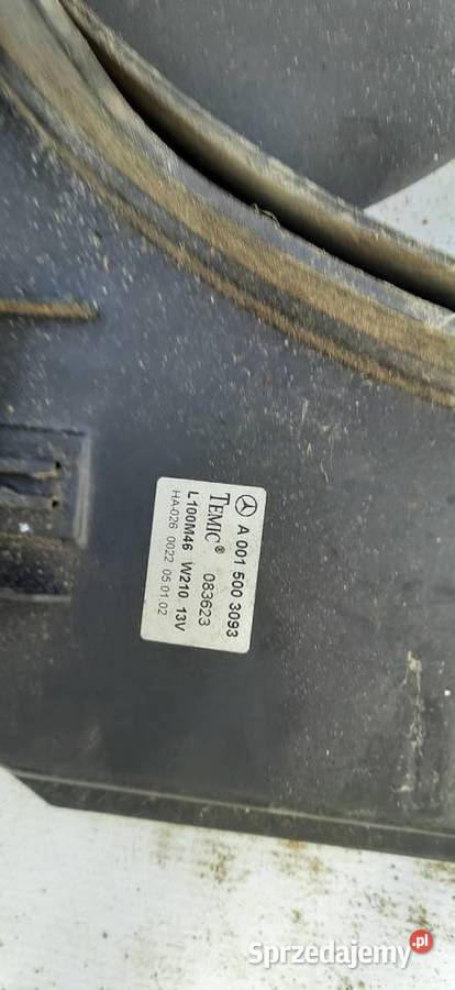 MERCEDES W 210 E KLASA WENTYLATOR CHŁODNICY wentylatory chłodnicy Siechnice