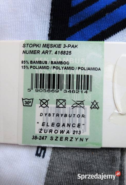 Skarpety męskie stopki bambusowe Xintao 4346 2