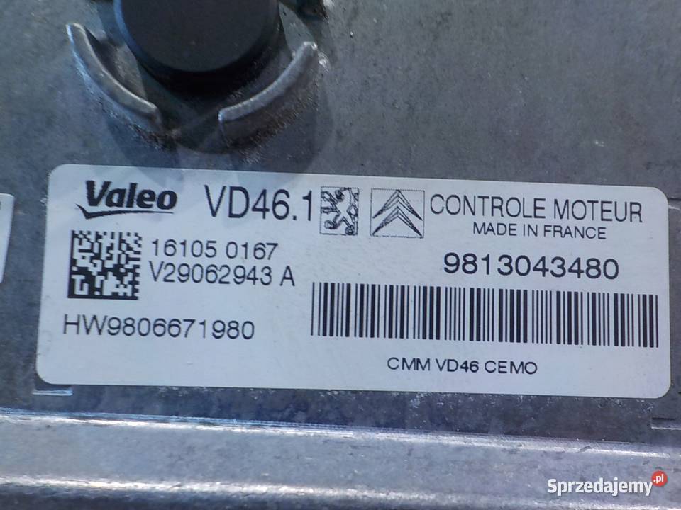 PEUGEOT 3008 I LIFT 16r 16 B 5D sterownik mazowieckie