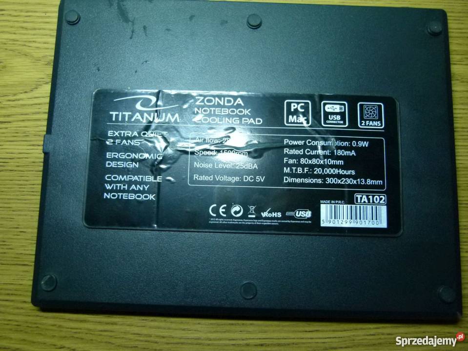 Podstawka chłodząca do laptopa Titanum SPRAWNA Zamość