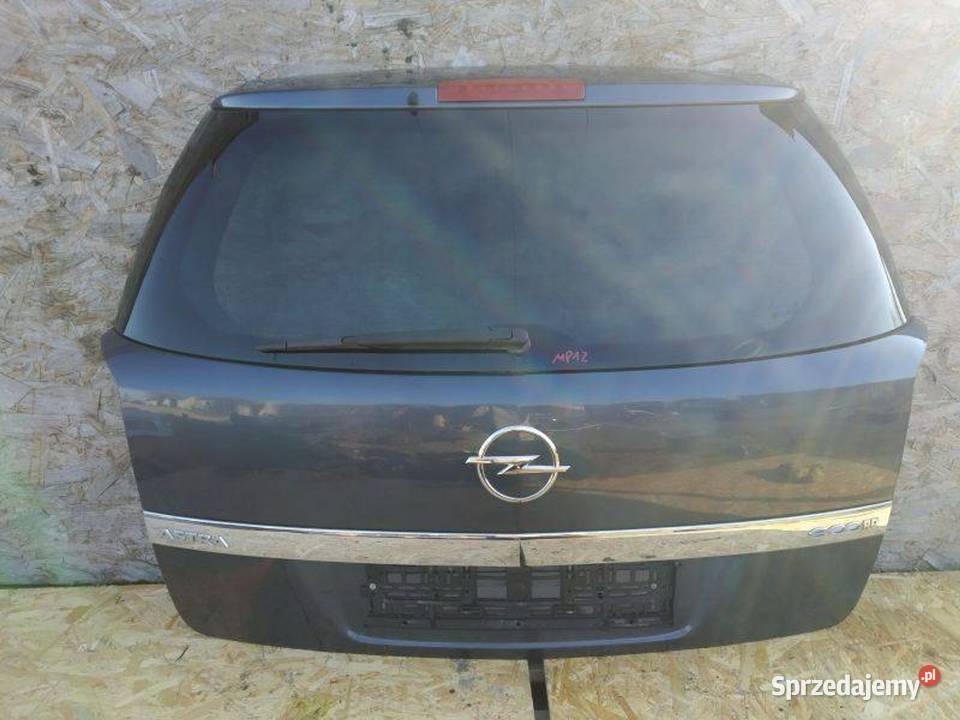 OPEL ASTRA H 2006 Z TYŁU TYLNA KLAPA BAGAŻNIKA Rudziniec
