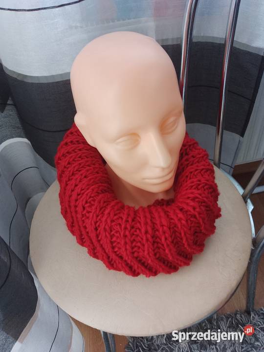 Komin szal damski czerwony Dla kobiet