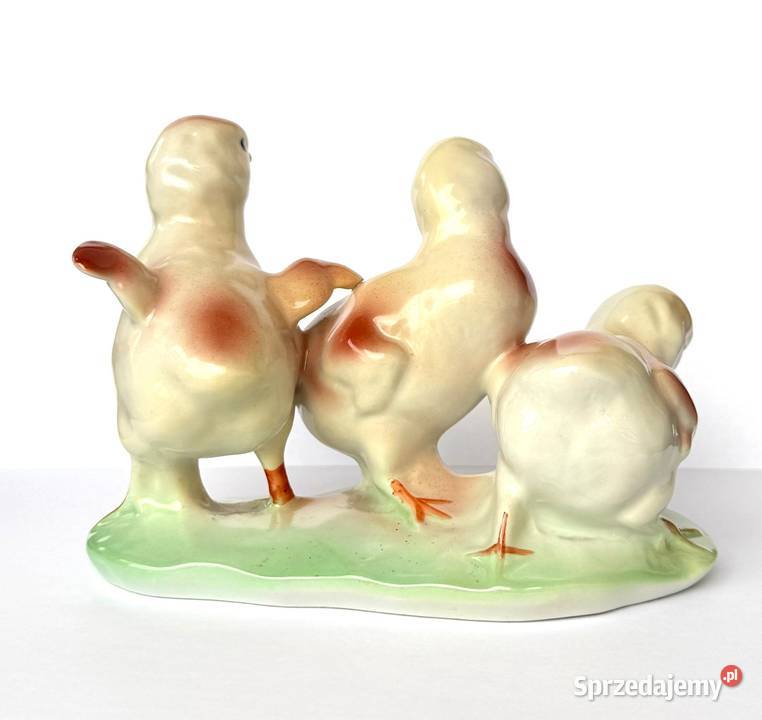 Porcelanowa figurka Pisklęta Curtea de Arge Kraków sprzedam
