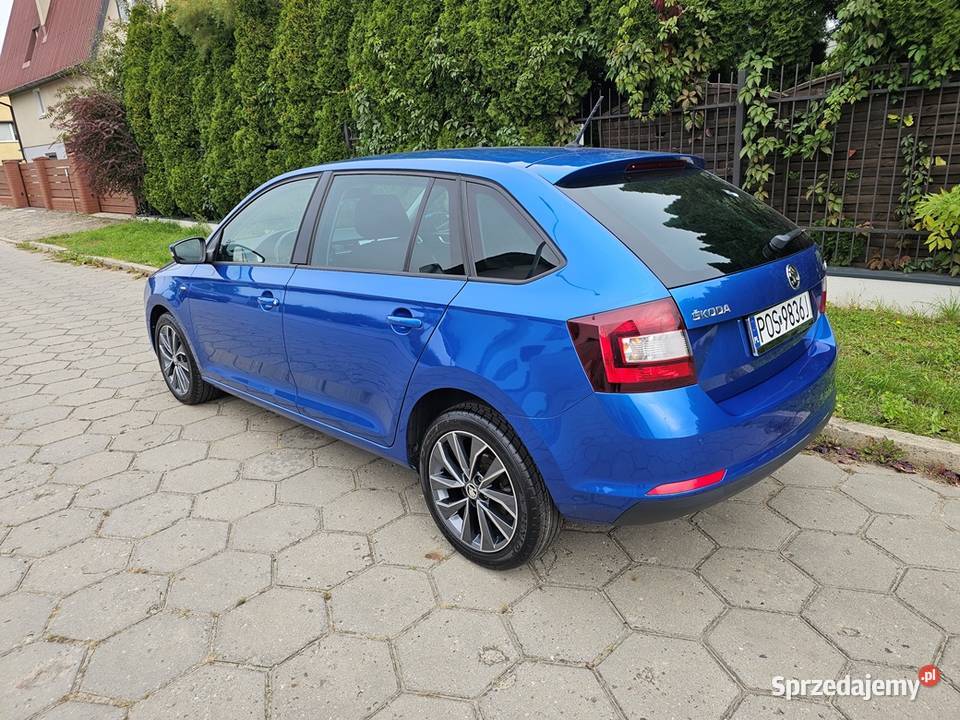 Skoda RAPID II Spaceback 14 TSI DSG 125 2017 r garażowany Ostrów Wielkopolski