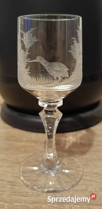 Kieliszki z grawerowanymi zwierzętami 4 Rękodzieło Warszawa
