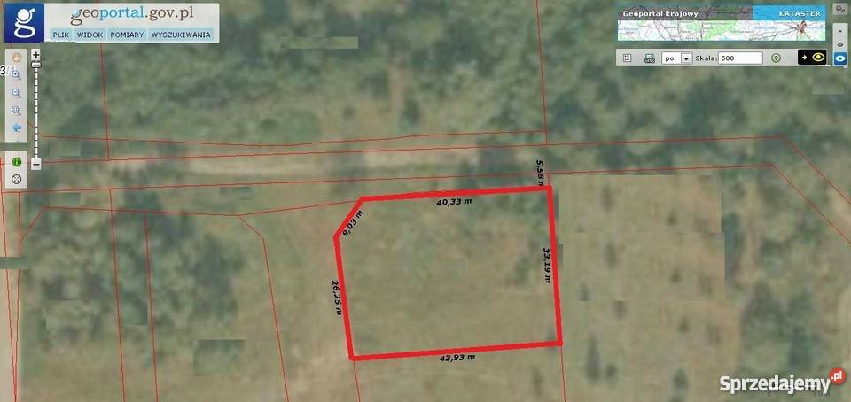 Sprzedam działkę budowlaną Czarny Las os Villa Grunty i działki Czarny Las