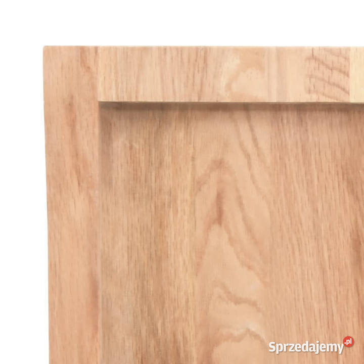 Blat do stołu jasnobrązowy 180x50x24 lite drewno Blaty Warszawa