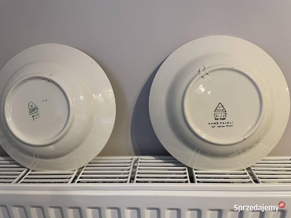 ZXF Koło fajansowy talerz PRL