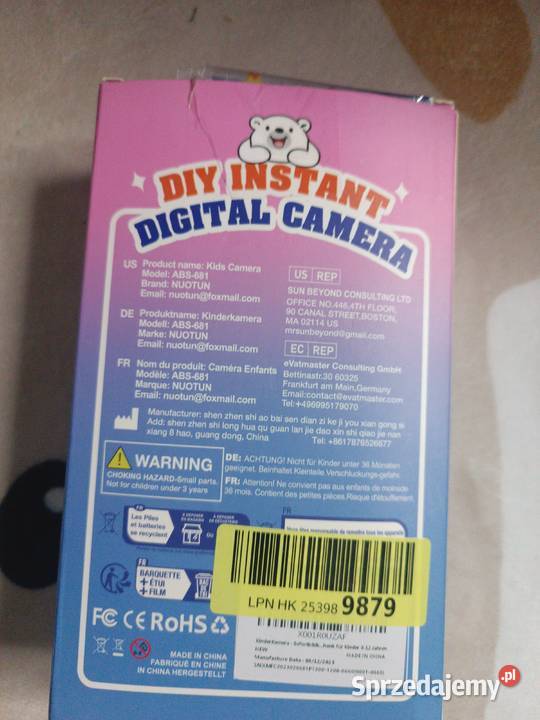 Aparat dziecięcy sprzedam