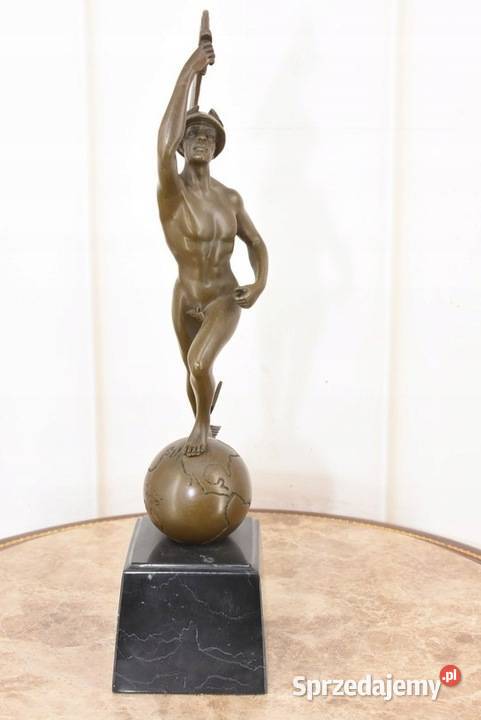 Hermes z Mieczem na Kuli Ziemskiej Figura z Kraków sprzedam
