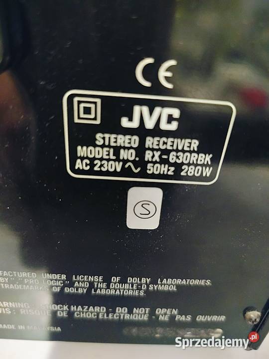 JVC RX630R dolby pro logic RDS280W Mińsk Mazowiecki