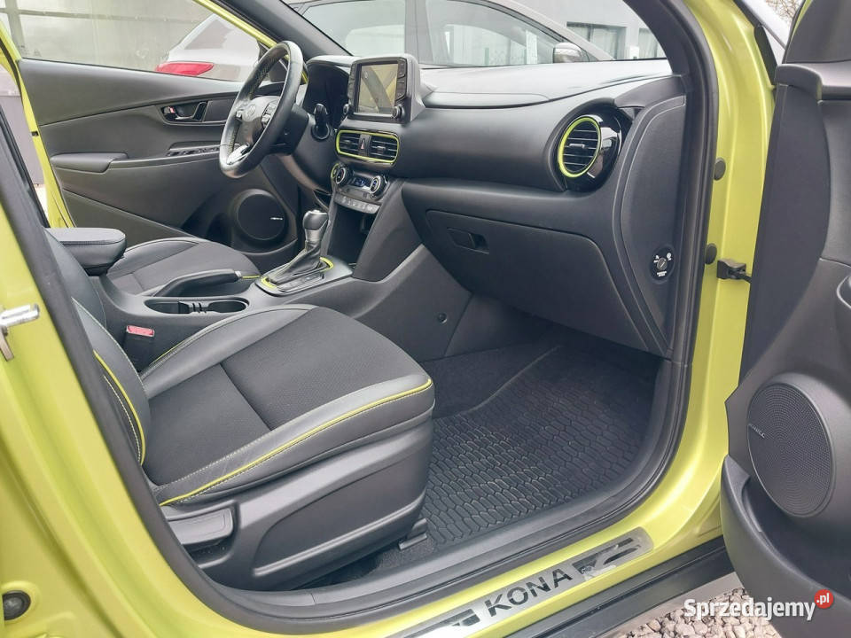 Hyundai Kona SALON 100 bezwypadkowy bogata elektryczne lusterka Warszawa