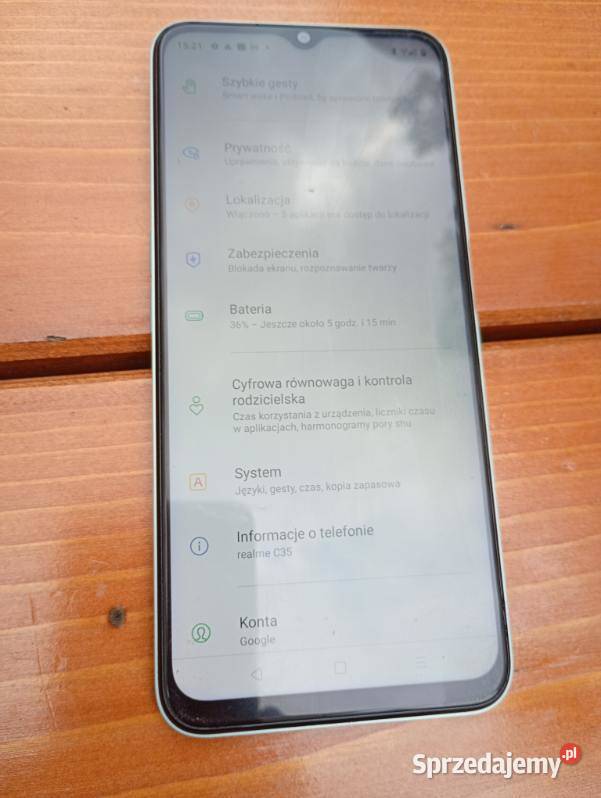 Sprzedam telefon marki realne c35 Wielkie Wyręby sprzedam