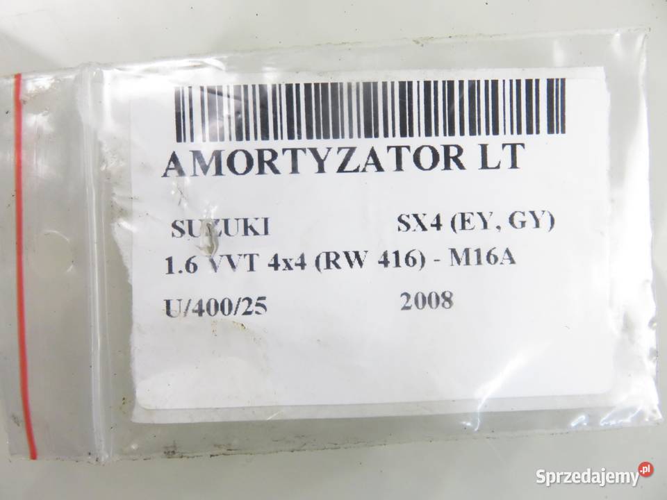 AMORTYZATORY TYŁ SUZUKI SX4 16 VVT