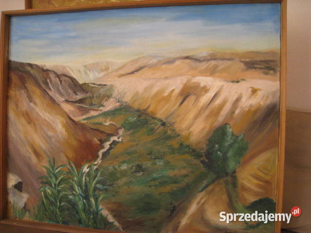 Obraz olejny Pejzaż afrykański