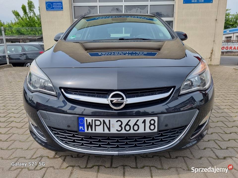 Opel Astra J LIFT 14 140 półskóry navi kamera Płońsk