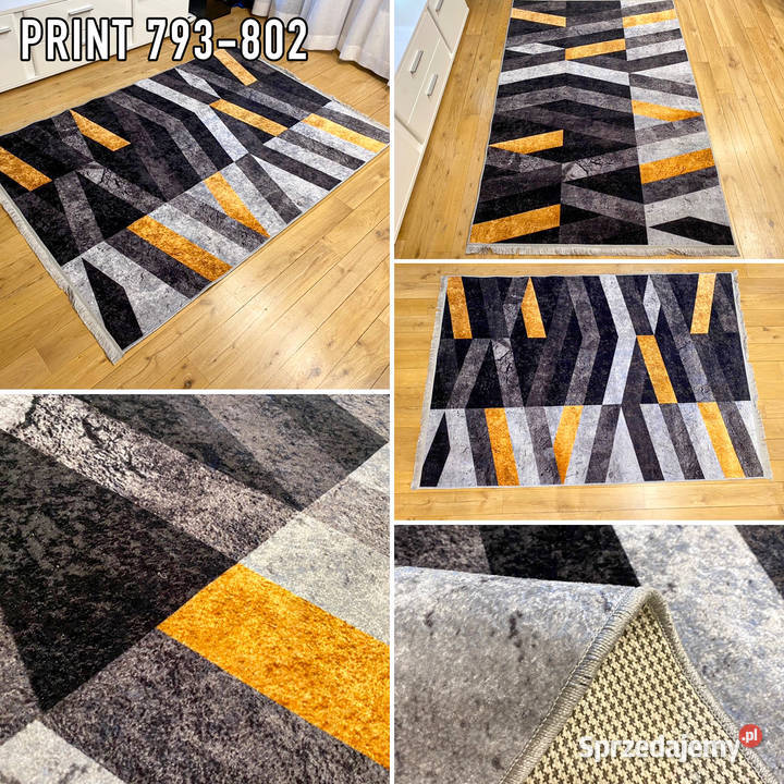 NOWOCZESNY DYWAN 130X190 PRINT 793802 CIENKI Białystok