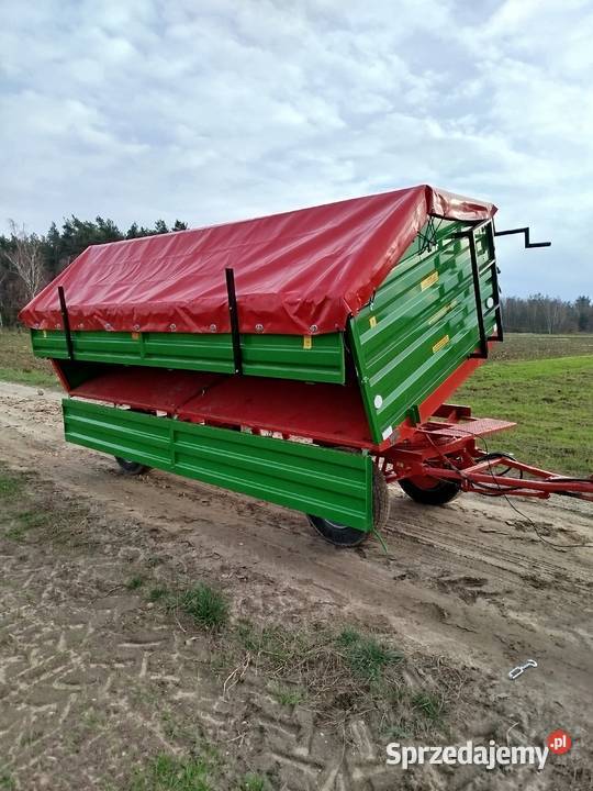 Przyczepa rolnicza 3 strony d47 d55 d35 hl thk Łubna-Jakusy sprzedam
