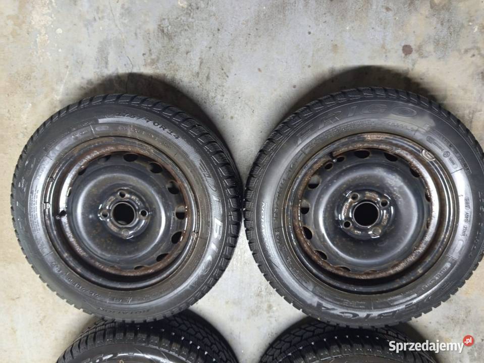 Koła 4x100 Ładne opony zimowe Turek