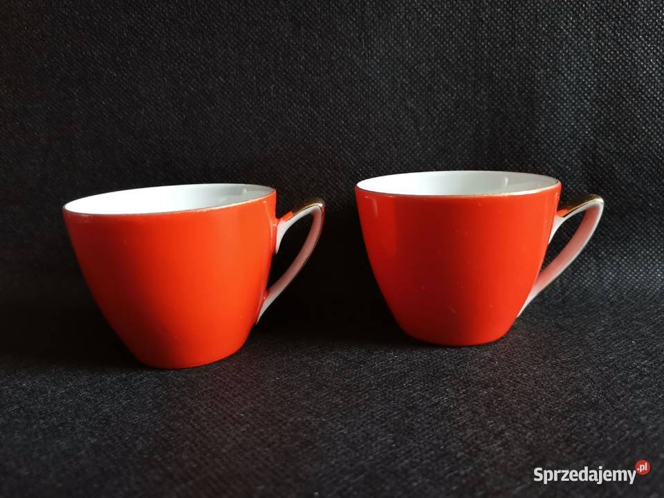 Stara porcelana Chodzież 2 małe filiżanki Aldona Katowice