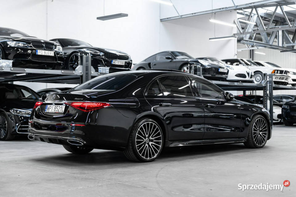 Mercedes S 450 Maksymalnie wyposażony Burmester lakier metallic Węgrzce sprzedam
