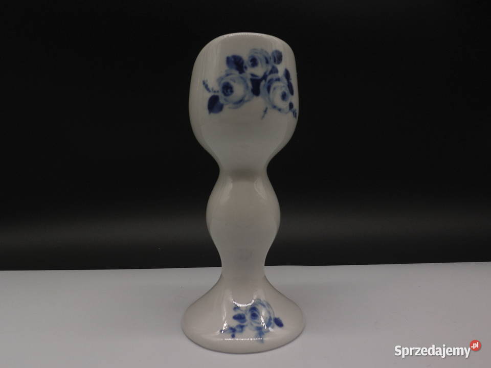 Porcelanowy kieliszek do jajka UNTERWEISSBACH wielkopolskie Raszków