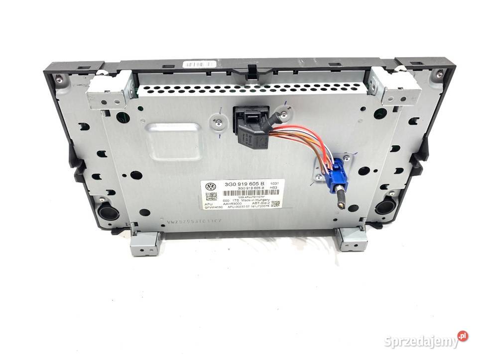 RADIO VW GOLF VII 3G0919605B ODTWARZACZ osobowe Sprzęt audio fabryczny