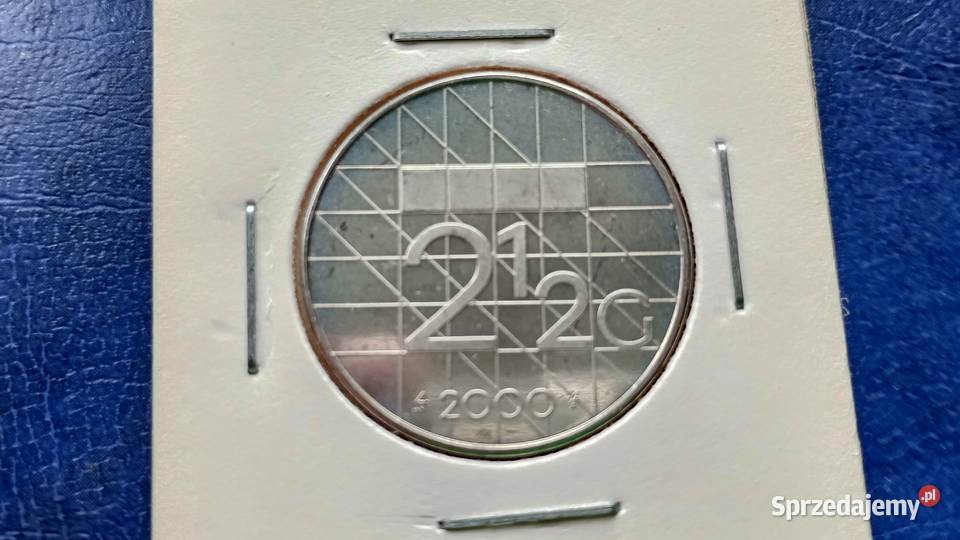 Stare monety 2 12 gulden 2000 Holandia Lesko