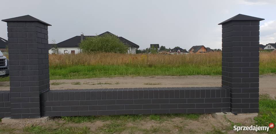 Ogrodzenia ala klinkier słupki murki imitacja Konin sprzedam