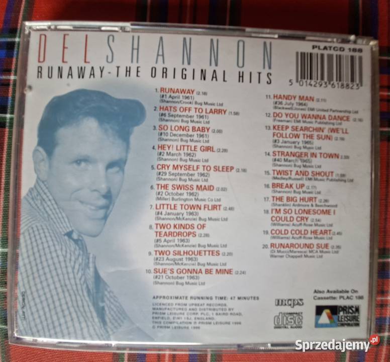 Del Shannon Runaway CD pop Płyty i kasety Kraków