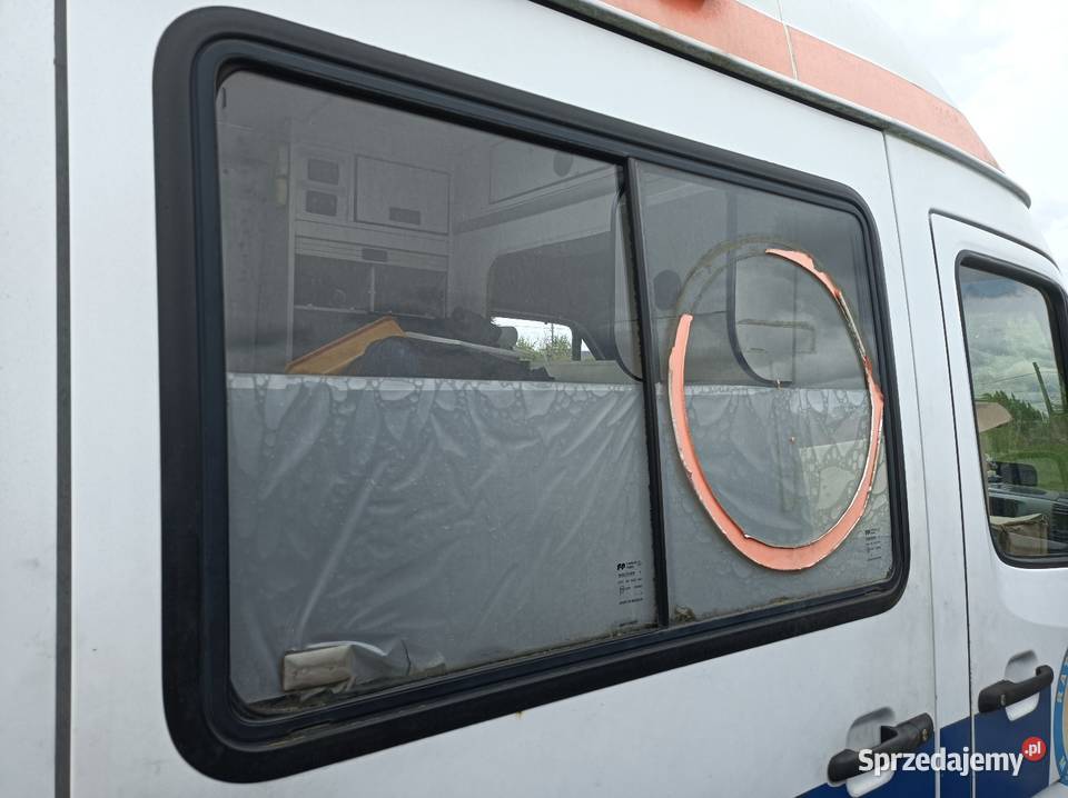 Szyba przesuwna bus osobowy van camper przyczepa